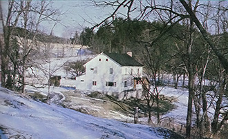 The Grazzini family's "work for rent" homestead included a two story farmhouse with five bedrooms, a barn, a large yard, and two creeks..
